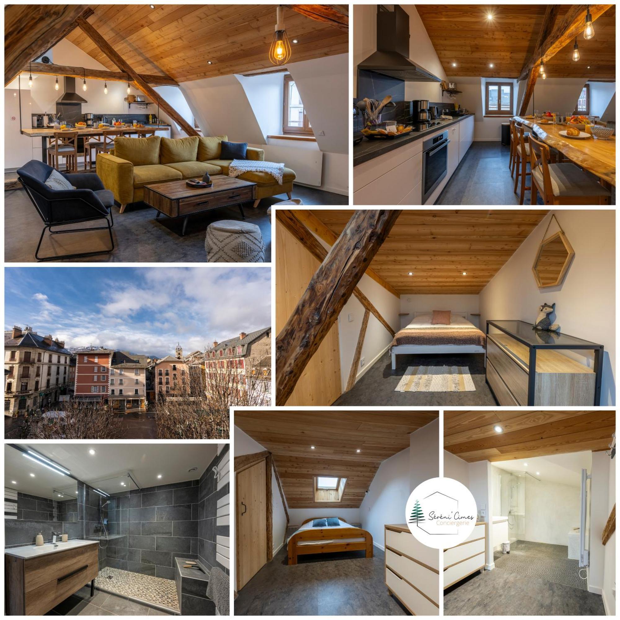 Superbe Loft - Situ Sur La Place Centrale Barcelonnette Dış mekan fotoğraf